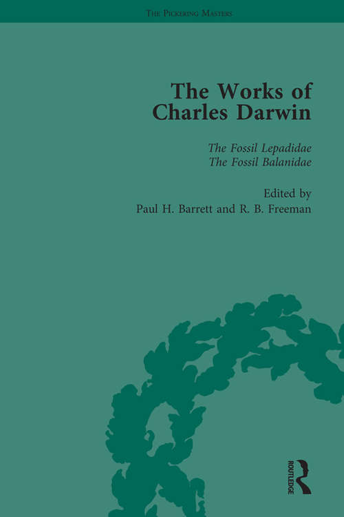 Book cover of The Works of Charles Darwin: Erasmus Darwin By Ernest Krause, With A Preliminary Notice By Charles Darwin; The Autobiography Of Charles Darwin Edited By Nora Barlow; And Consolidated Index (The Pickering Masters #16)