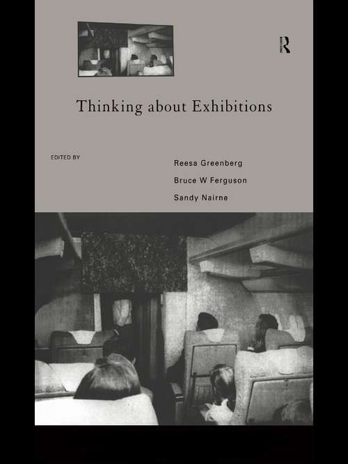 Book cover of Thinking About Exhibitions