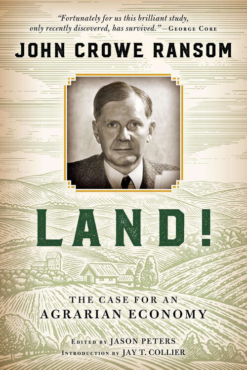 Book cover of Land!: The Case for an Agrarian Economy