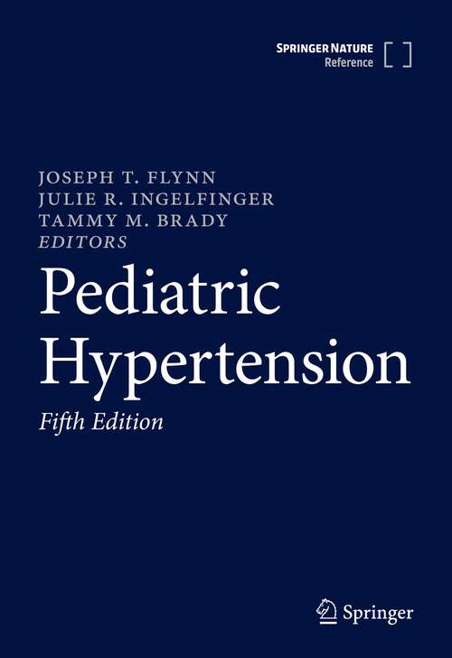 Book cover of Pediatric Hypertension (5th ed. 2023)