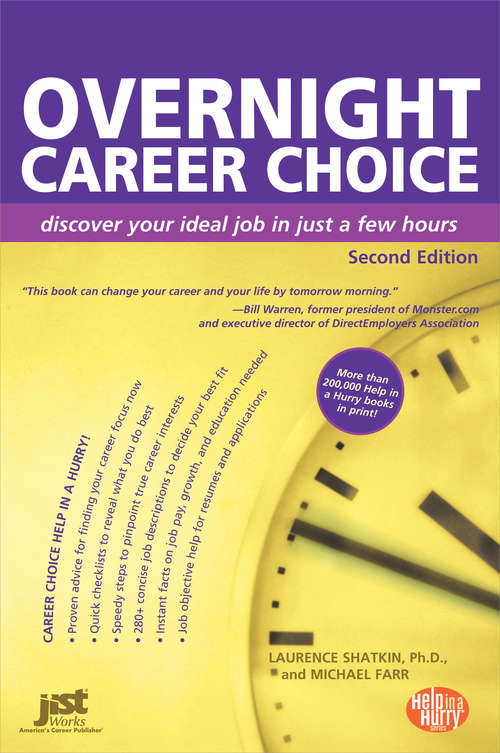 Book cover of Overnight Career Choice