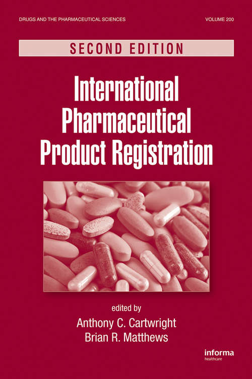 Book cover of International Pharmaceutical Product Registration (2)