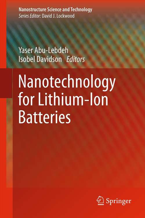 Book cover of Nanotechnology for Lithium-Ion Batteries