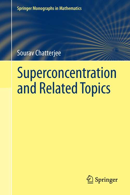 Book cover of Superconcentration and Related Topics