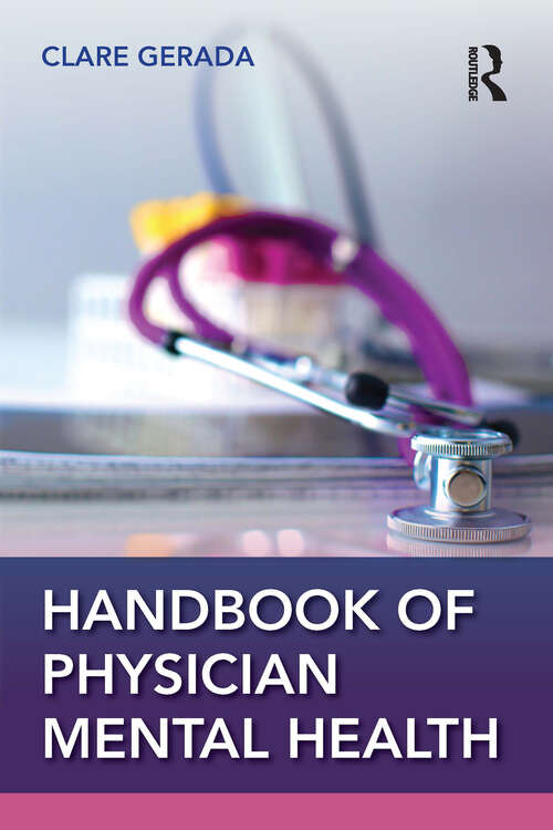 Book cover of Handbook of Physician Mental Health