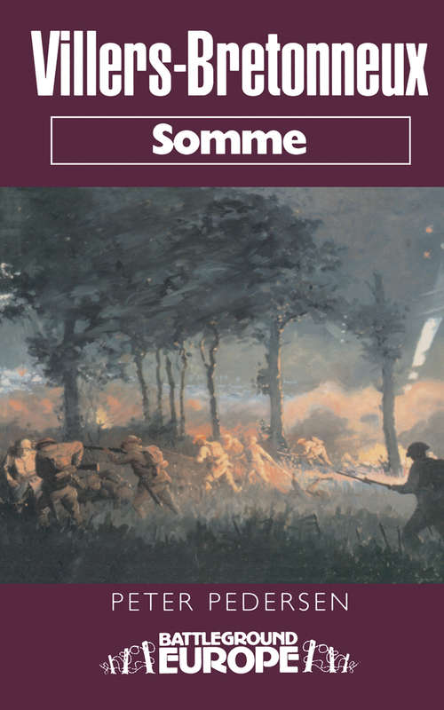 Book cover of Villers-Bretonneux: Somme (Battleground Europe)