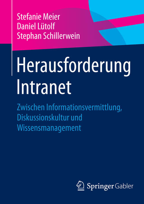 Book cover of Herausforderung Intranet