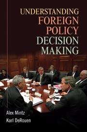 Book cover of Understanding Foreign Policy Decision Making