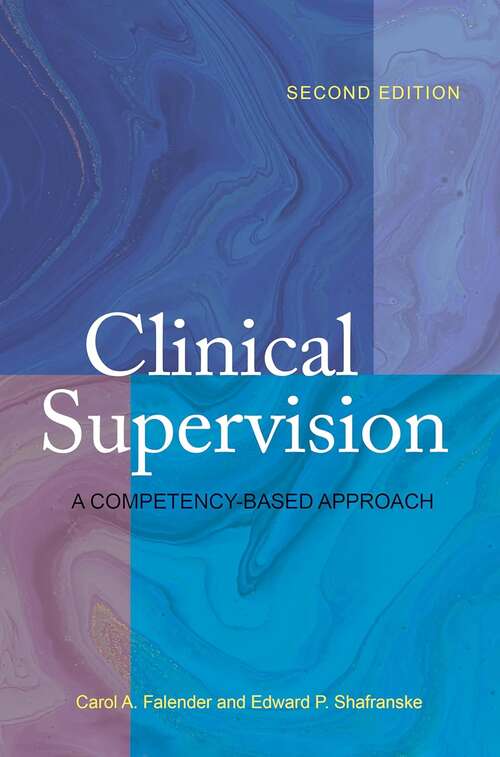 Book cover of Clinical Supervision: A Competency-based Approach (2)