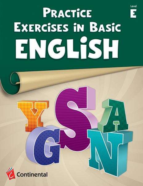 Book cover of Practice Exercises In Basic English: Level E