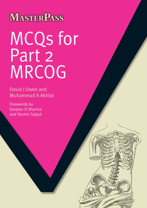 Book cover of MCQS for Part 2 MRCOG