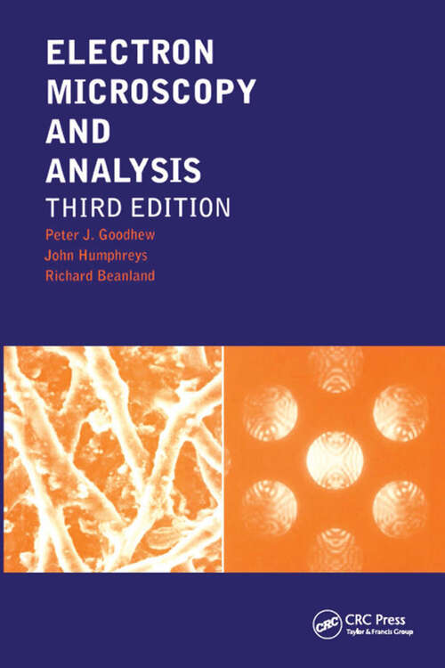 Book cover of Electron Microscopy and Analysis (3)