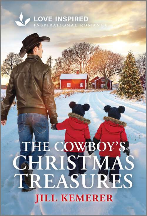 Book cover of The Cowboy's Christmas Treasures: An Uplifting Inspirational Romance (Original) (Wyoming Legacies #4)