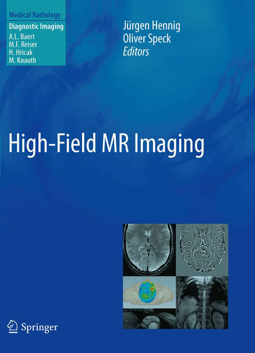 Book cover of High-Field MR Imaging