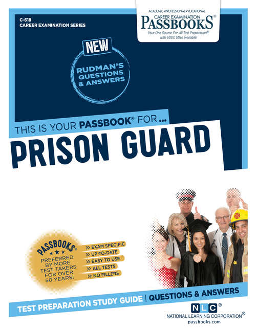 Book cover of Prison Guard: Passbooks Study Guide (Career Examination Series)