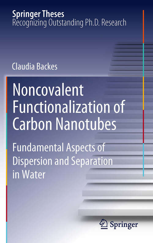 Book cover of Noncovalent Functionalization of Carbon Nanotubes