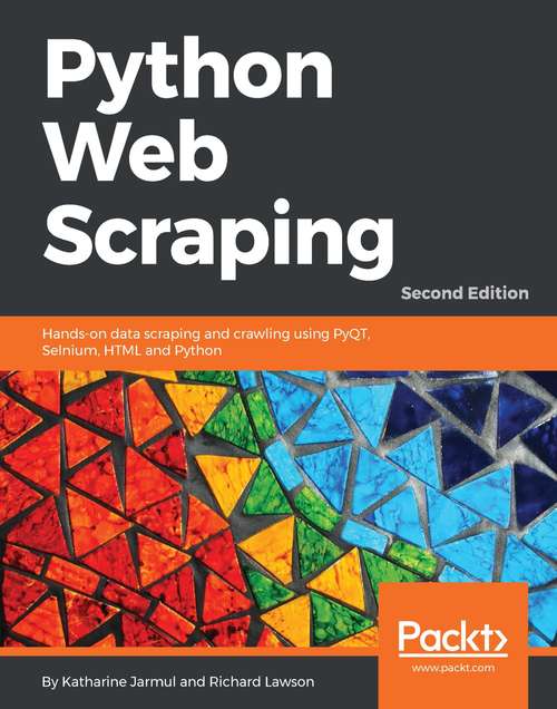 Book cover of Python Web Scraping - Second Edition