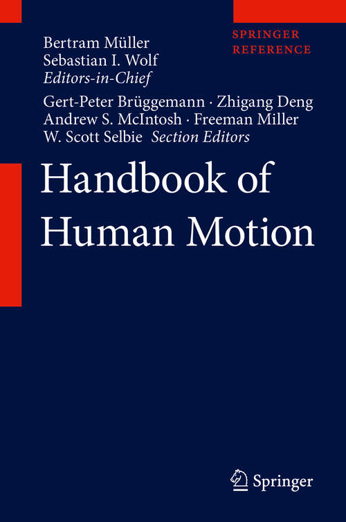 Book cover of Handbook of Human Motion