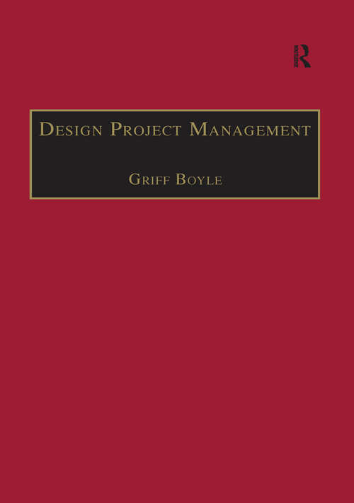 Book cover of Design Project Management