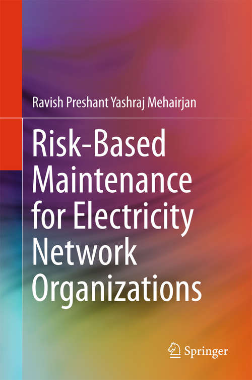 Book cover of Risk-Based Maintenance for Electricity Network Organizations