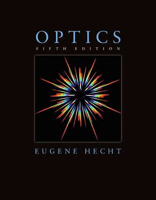 Book cover of Optics, 5th Edition