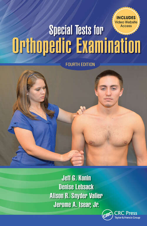 Book cover of Special Tests for Orthopedic Examination