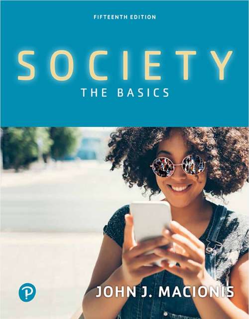 Book cover of Society: The Basics (13th Edition)