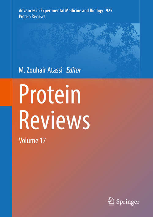 Book cover of Protein Reviews