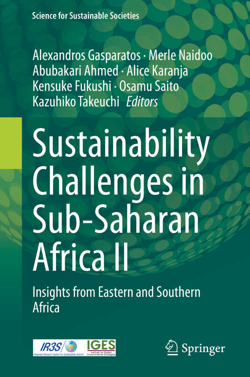 Book cover of Sustainability Challenges in Sub-Saharan Africa II: Insights from Eastern and Southern Africa (1st ed. 2020) (Science for Sustainable Societies)