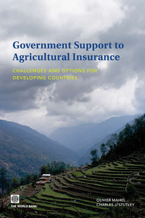 Book cover of Government Support to Agricultural Insurance