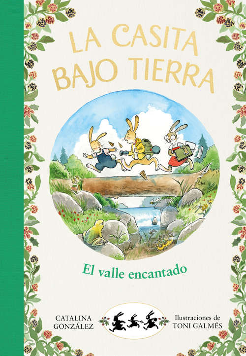 Book cover of El valle encantado (La casita bajo tierra: Volumen 3)