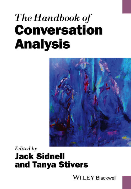 Book cover of The Handbook of Conversation Analysis