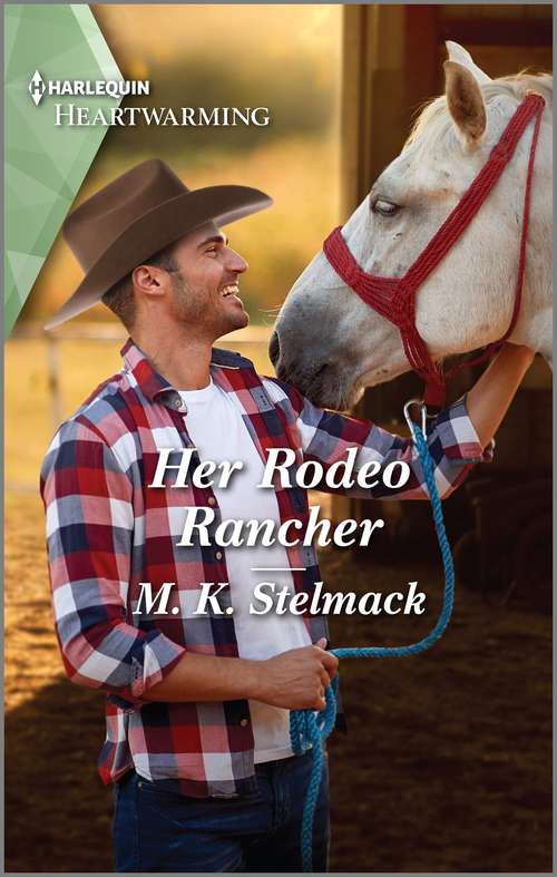 Book cover of Her Rodeo Rancher: A Clean Romance (The Montgomerys of Spirit Lake #2)