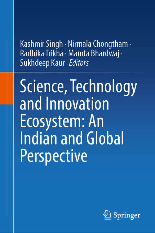 Book cover of Science, Technology and Innovation Ecosystem: An Indian and Global Perspective (2024)