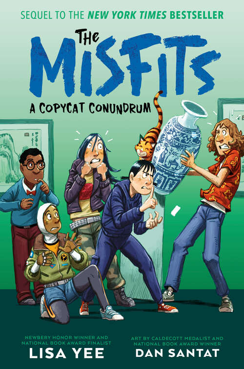 Book cover of A Copycat Conundrum (The Misfits)