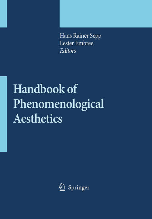 Book cover of Handbook of Phenomenological Aesthetics