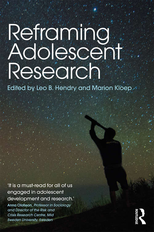 Book cover of Reframing Adolescent Research
