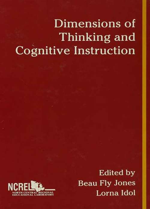 Book cover of Dimensions of Thinking and Cognitive Instruction
