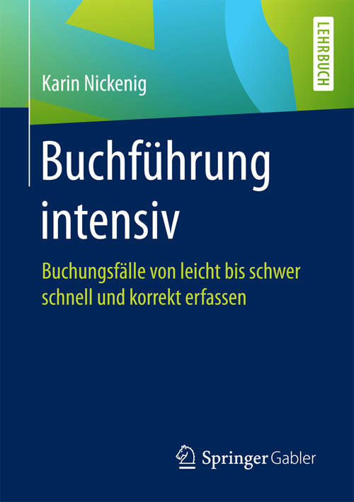 Book cover of Buchführung intensiv