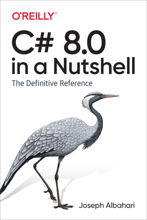 Book cover of C# 8.0 in a Nutshell: The Definitive Reference
