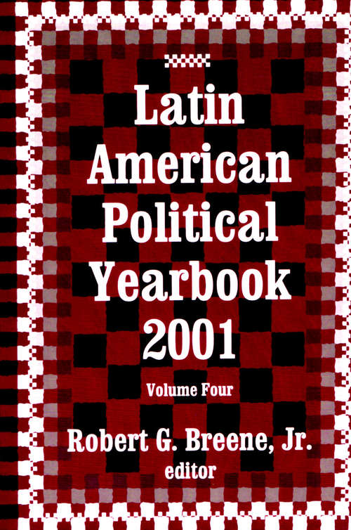 Book cover of Latin American Political Yearbook: 2001