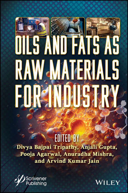 Book cover of Oils and Fats as Raw Materials for Industry