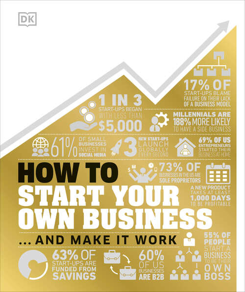 Book cover of How to Start Your Own Business: The Facts Visually Explained (DK How Stuff Works)