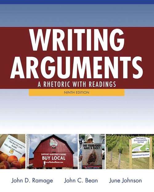 Book cover of Writing Arguments: A Rhetoric with Readings, Ninth Edition
