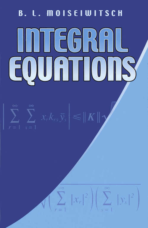 Book cover of Integral Equations