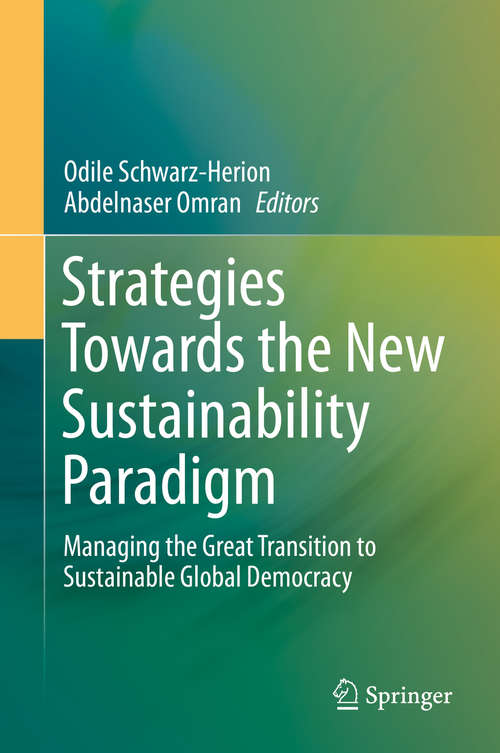 Book cover of Strategies Towards the New Sustainability Paradigm