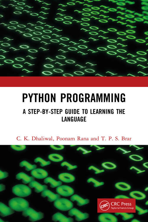 Book cover of Python Programming: A Step-by-Step Guide to Learning the Language