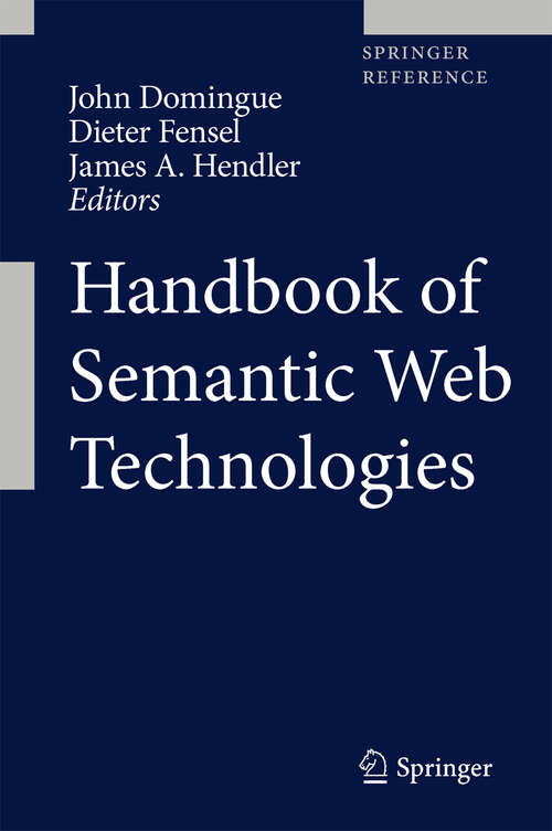Book cover of Handbook of Semantic Web Technologies