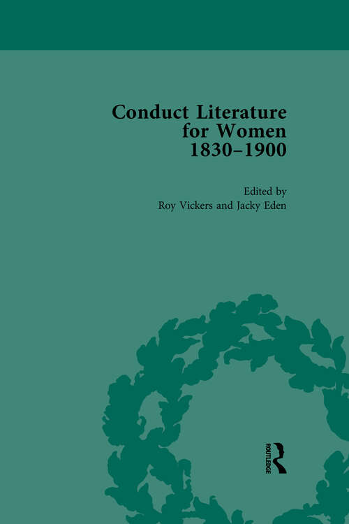 Book cover of Conduct Literature for Women, Part V, 1830-1900 vol 2