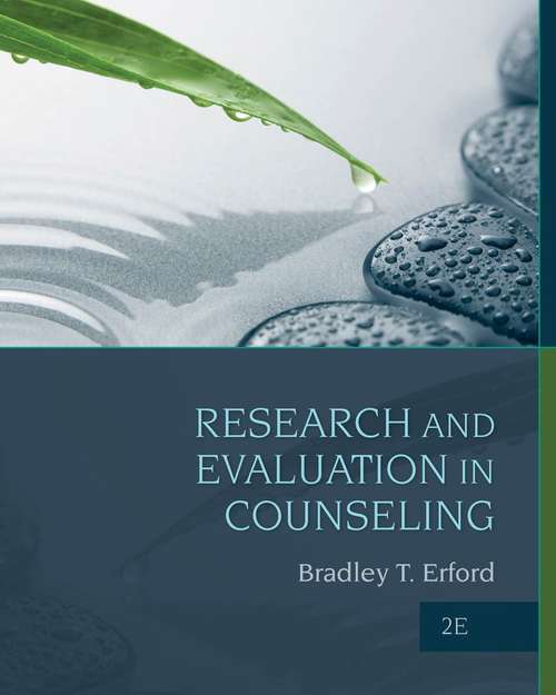 Book cover of Research And Evaluation In Counseling (Second Edition)